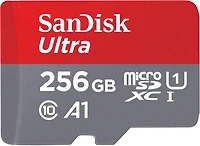 SanDisk Ultra 256GB microSD UHS-I Card with Adapter