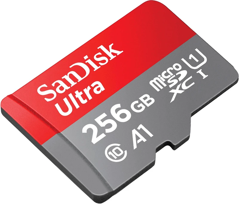 SanDisk Ultra 256GB microSD UHS-I Card with Adapter
