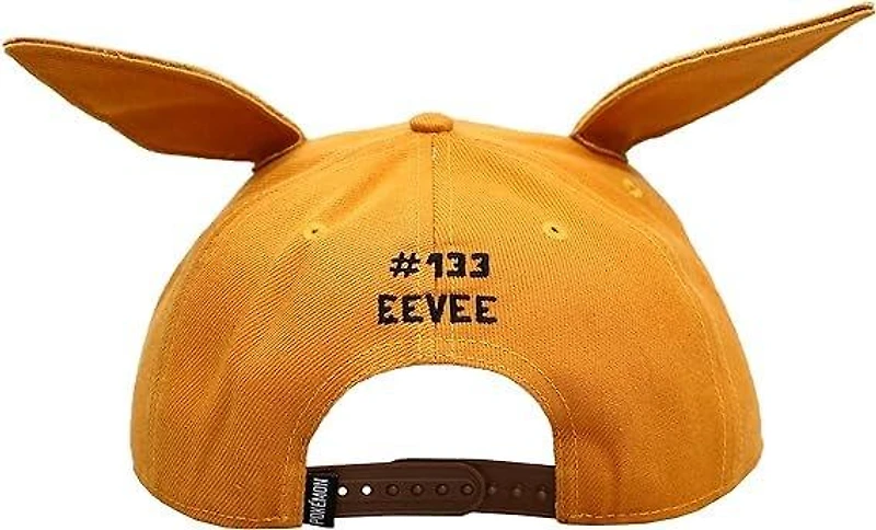 Pokemon Eevee 3D Cosplay Pre-Curved Snapback Hat