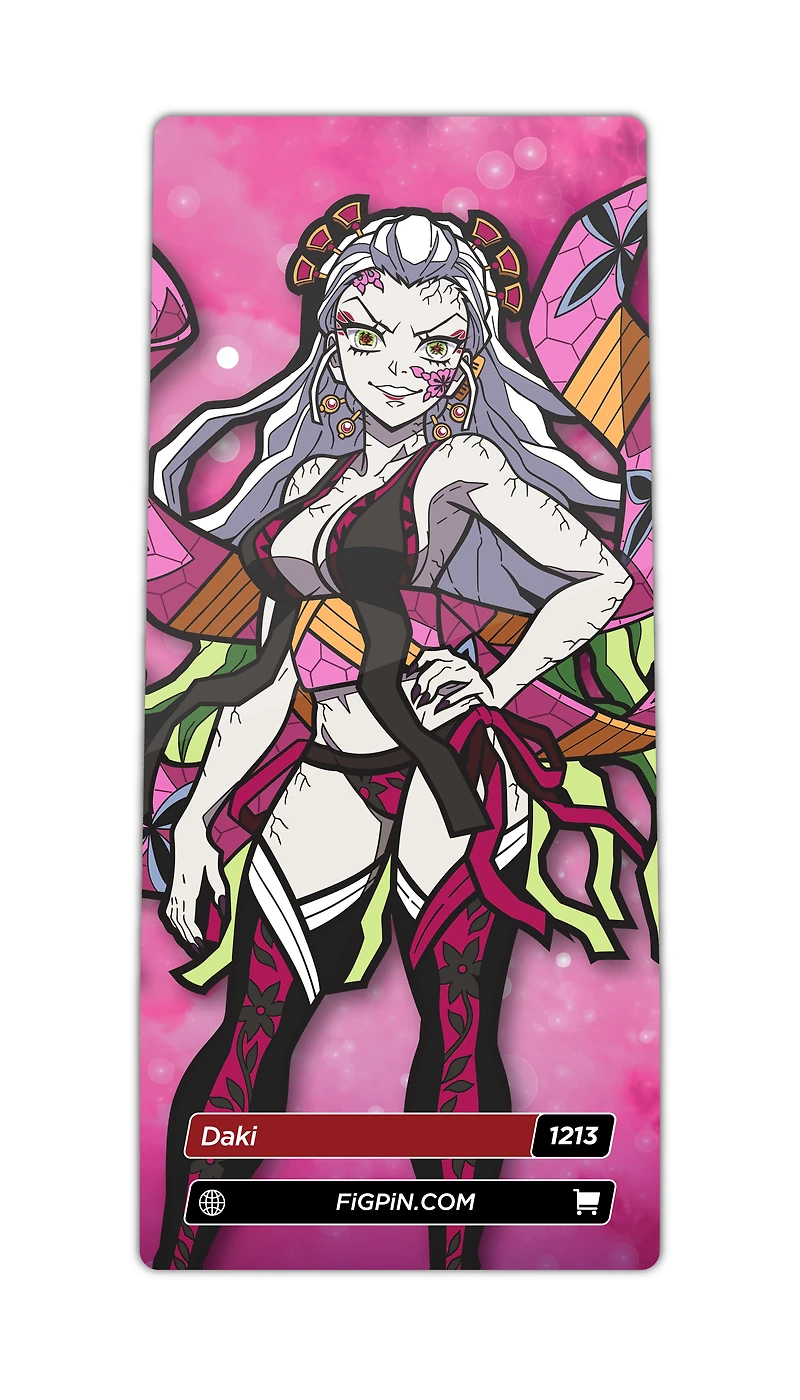 FiGPiN Demon Slayer: Kimetsu no Yaiba Daki 3-in Collectible Enamel Pin