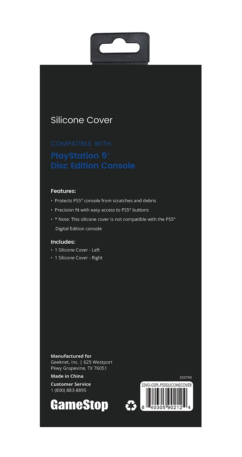 GameStop Silcone Console Cover for PlayStation 5