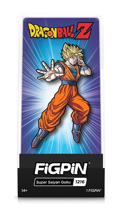 FiGPiN Dragon Ball Z Super Saiyan Goku 3-in Collectible Enamel Pin