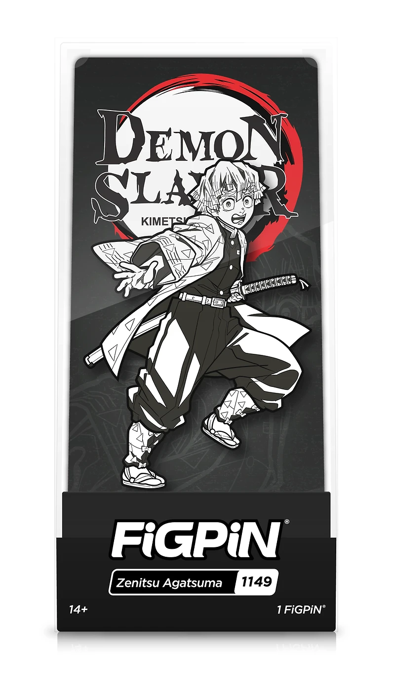 FiGPiN Demon Slayer: Kimetsu no Yaiba Zenitsu Agatsuma 3-in Collectible Enamel Pin