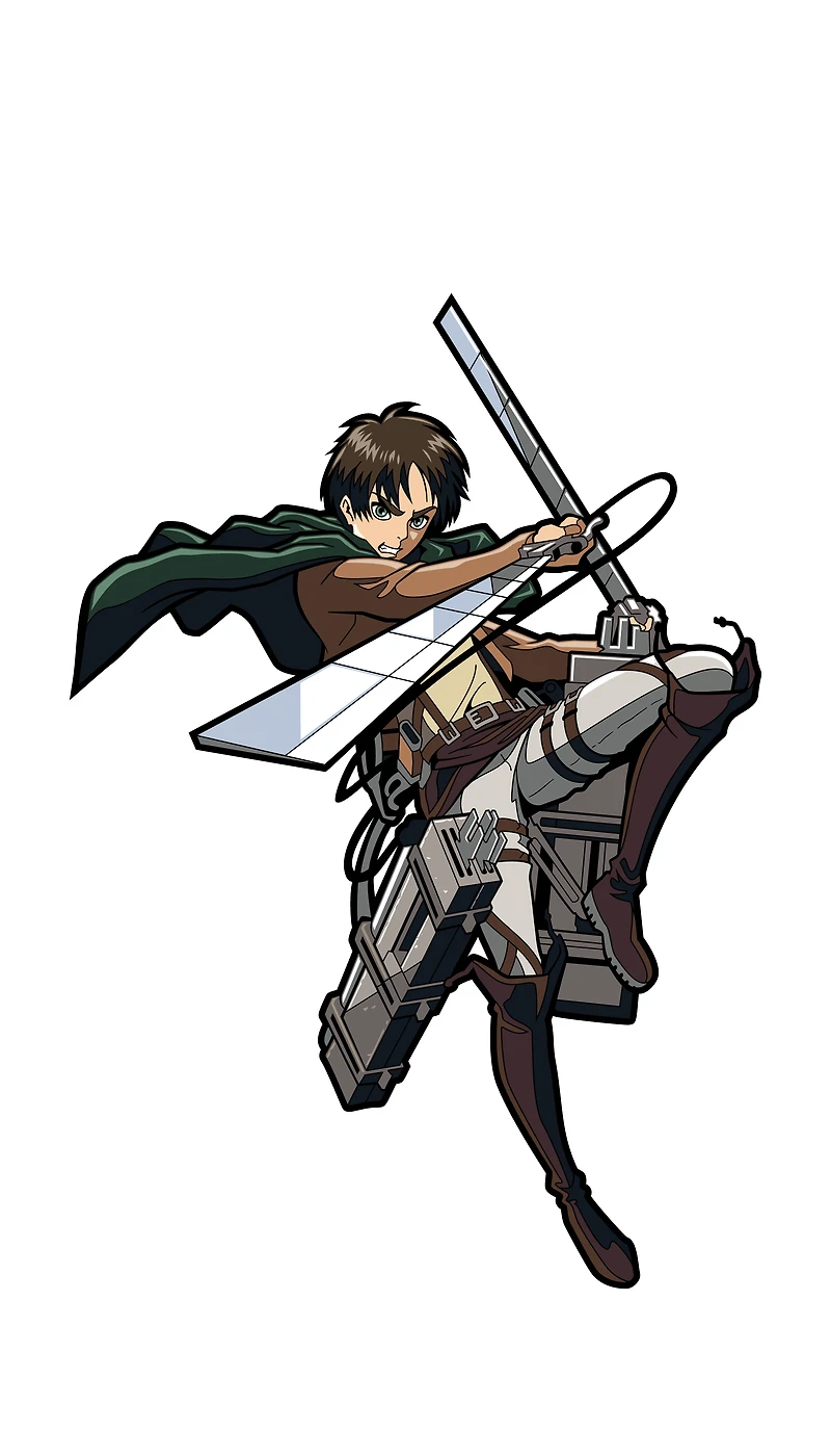 FiGPiN Attack on Titan Eren Jaejer 3-in Collectible Enamel Pin