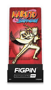FiGPiN Naruto Shippuden Naruto Kurama Link Mode Collectible Enamel Pin