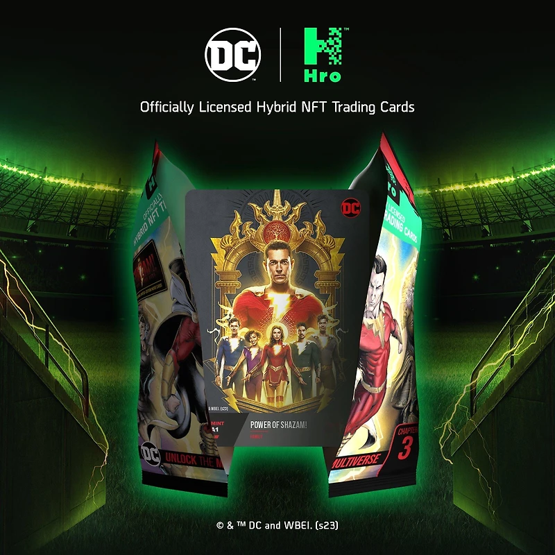 Hro Chapter 3 Shazam! Fury of the Gods NFT Trading Cards