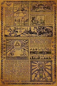 The Legend of Zelda Story of the Hero 24-in x 36-in Poster