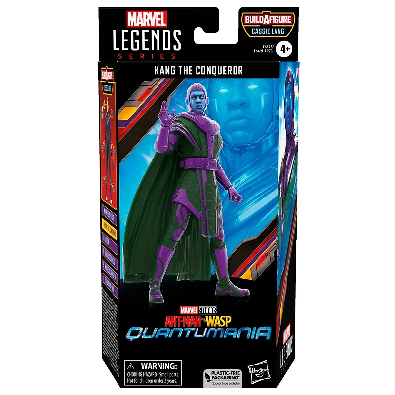 Hasbro Marvel Legends Series Ant-Man and the Wasp: Quantumania Kang the Conqueror Build-A-Figure (Cassie Lang) 6-in Action Figure