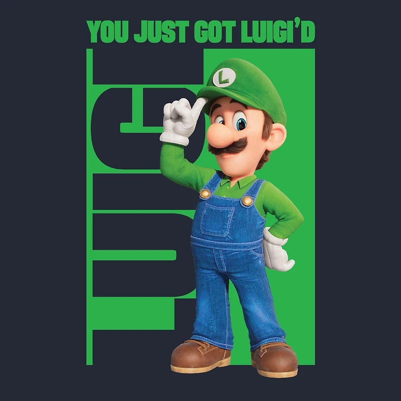 Super Mario Bros. Movie Luigi Unisex Short Sleeve T-Shirt