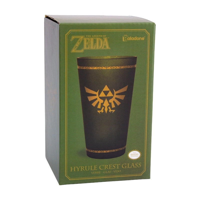 The Legend of Zelda Hyrule Crest 14 oz. Glass