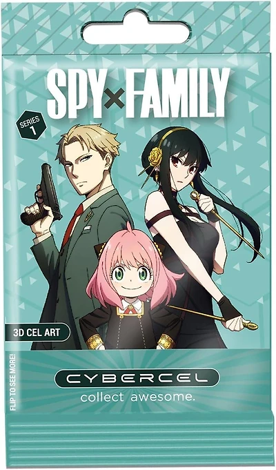 FiGPiN Spy x Family Cybercel Collectible Art Card Foil Pack Series 1