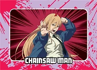 FiGPiN Chainsaw Man Cybercel Collectible Art Card Foil Pack