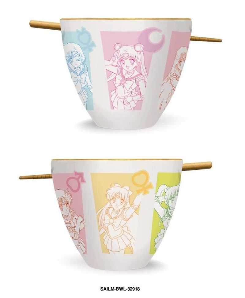 Sailor Moon 16oz Ramen Bowl with Chopsticks