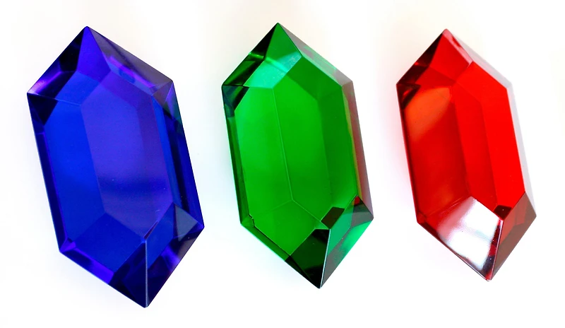 Legend of Zelda Rupee Paper Weight Set 3-Pack with Collectible Chest