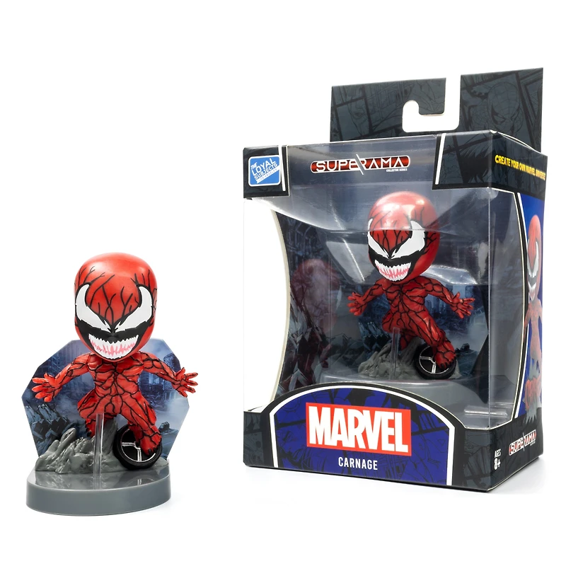The Loyal Subjects Marvel Superama Carnage 4.5 inch Statue