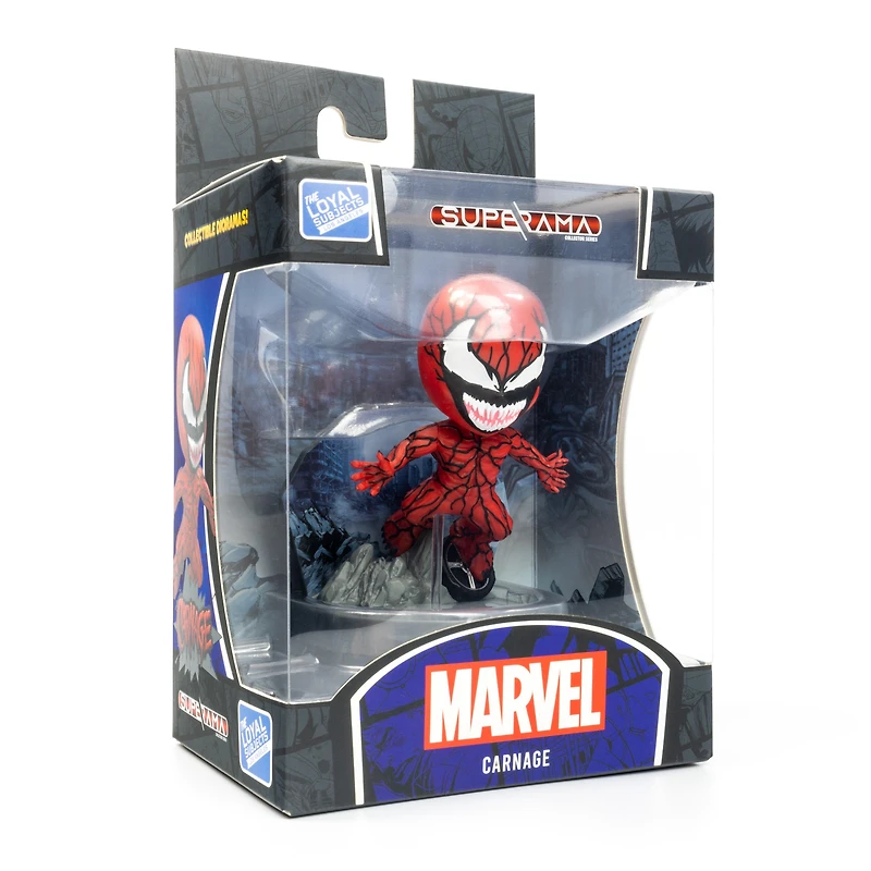 The Loyal Subjects Marvel Superama Carnage 4.5 inch Statue
