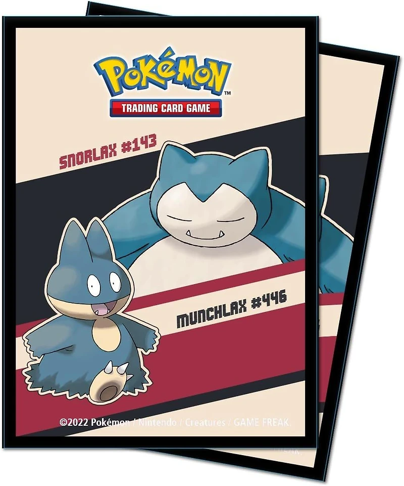 Ultra Pro Pokemon Snorlax and Munchlax 65-Count Deck Protectors