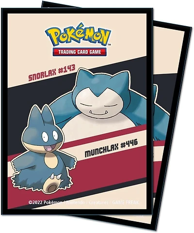 Ultra Pro Pokemon Snorlax and Munchlax 65-Count Deck Protectors