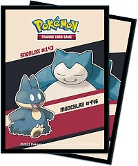 Ultra Pro Pokemon Snorlax and Munchlax 65-Count Deck Protectors