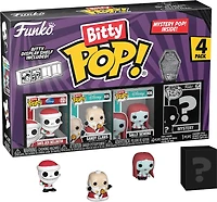 Funko Bitty POP!: The Nightmare Before Christmas Vinyl Figure Set 4-Pack (Santa Jack, Sandy Claws, Sally Sewing