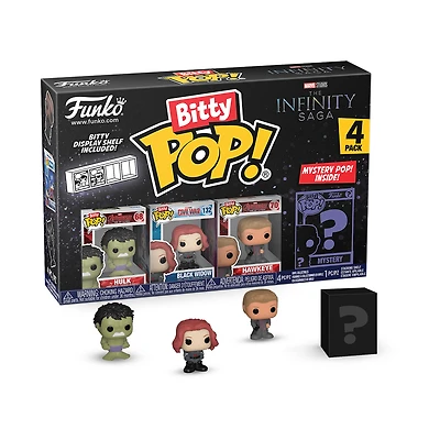 Funko Bitty POP! Marvel (Hulk, Black Widow, Hawkeye