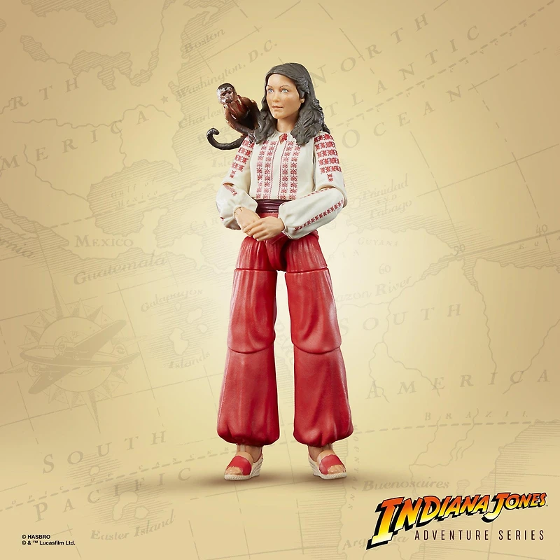 Hasbro Indiana Jones Adventure Series  Marion Ravenwood (Build an Artifact) 6-in Action Figure