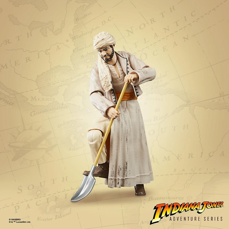 Hasbro Indiana Jones Adventure Series Sallah (Build an Artifact) 6-in Action Figure
