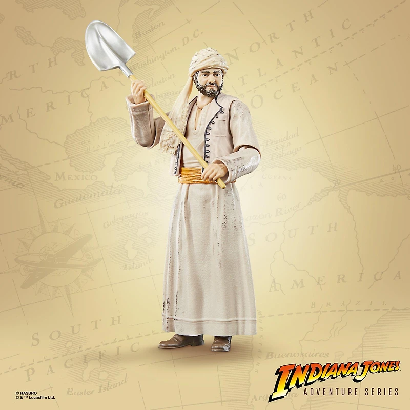 Hasbro Indiana Jones Adventure Series Sallah (Build an Artifact) 6-in Action Figure