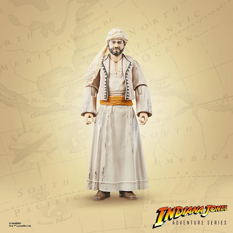 Hasbro Indiana Jones Adventure Series Sallah (Build an Artifact) 6-in Action Figure
