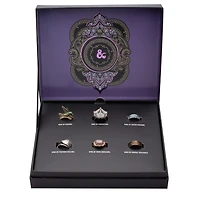 Dungeons and Dragons Adjustable 6-Piece Ring Set GameStop Exclusive