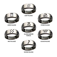 Naruto Shinobi Headband Ring Set Collector's Box GameStop Exclusive