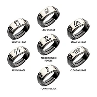 Naruto Shinobi Headband Ring Set Collector's Box GameStop Exclusive