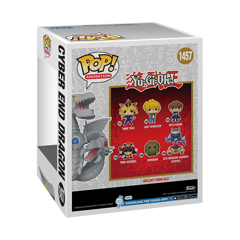 Funko POP! Animation: Yu-Gi-Oh Cyber End Dragon 6.4-in Vinyl Figure GameStop Exclusive