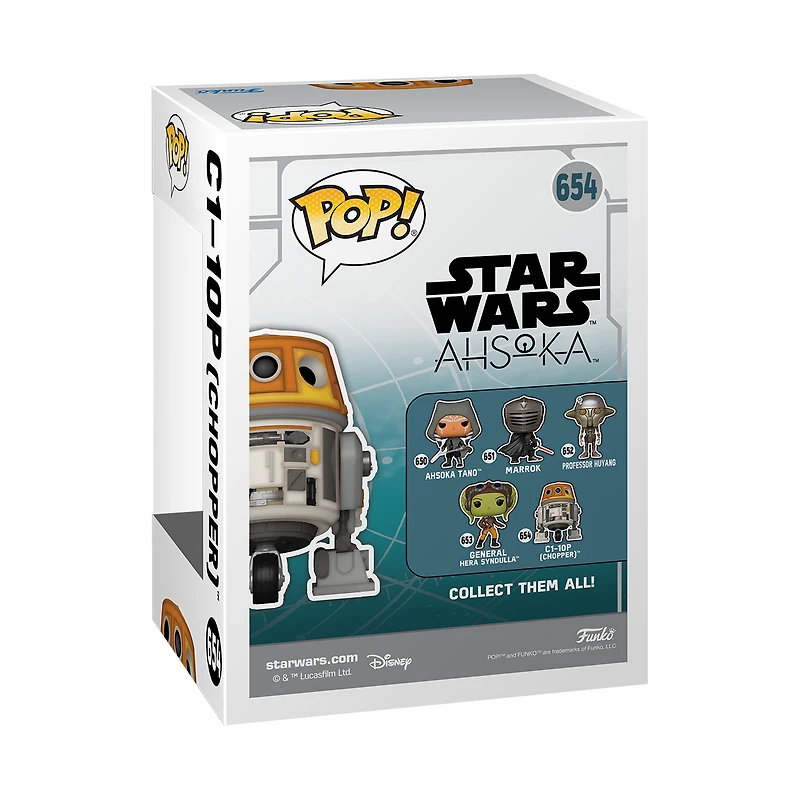 Funko POP! Star Wars: Ahsoka C1-10P (Chopper) 3.75-in Vinyl Bobblehead