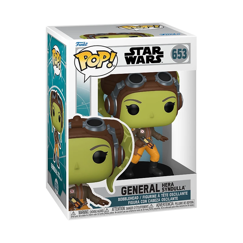 Funko POP! Star Wars: Ahsoka General Hera Syndulla 3.9-in Vinyl Bobblehead