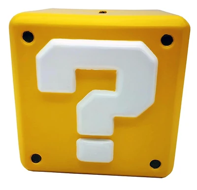 Super Mario Question Mark Block Ceramic Storage Jar