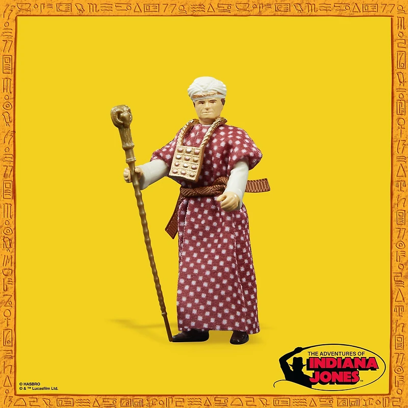Hasbro Indiana Retro Collection Indiana Jones in Raiders of the Lost Ark Belloq 3.75-in Action Figure