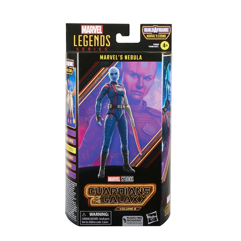 Hasbro Marvel Legends Series Guardians of the Galaxy: Volume 3 Marvel’s Nebula (Build-A-Figure - Marvel's Cosmo) 6-in Action Figure