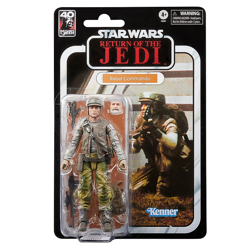 Hasbro Star Wars The Black Series Star Wars: Return of the Jedi Rebel Trooper (Endor) 6-in Action Figure