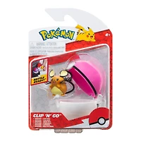 Jazwares Pokemon Clip N Go Dedenne and Love Ball