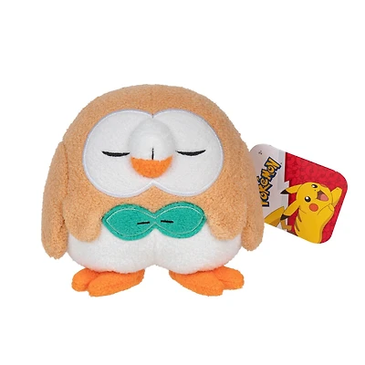 Jazwares Pokemon Rowlet 5-in Sleeping Plush