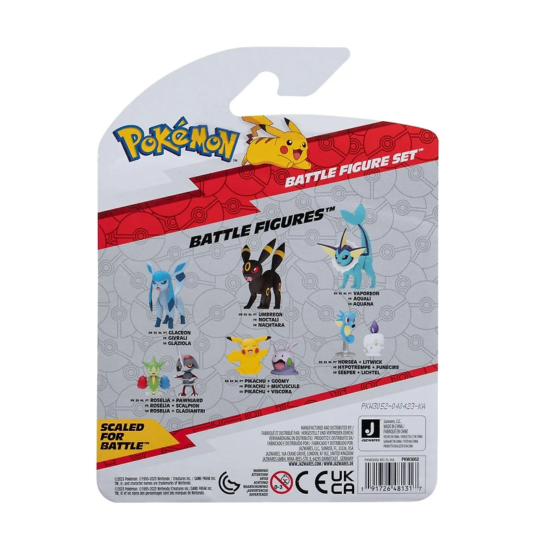 Jazwares Pokemon Battle Figure Set 3-Pack (Kabuto, Charmander