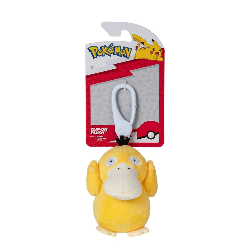 Jazwares Pokemon Psyduck 3.5-in Clip-On Plush