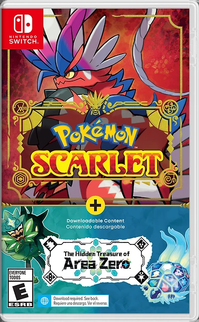Pokemon Scarlet and The Hidden Treasure of Area Zero DLC Bundle