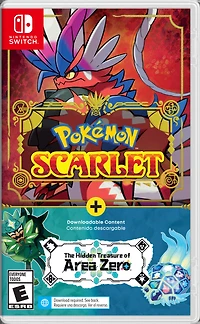 Pokemon Scarlet and The Hidden Treasure of Area Zero DLC Bundle