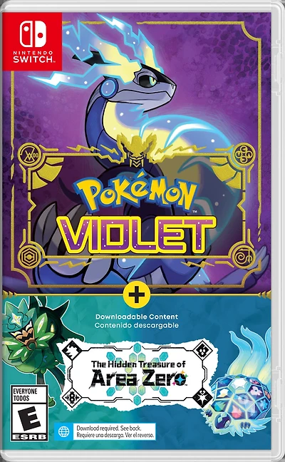 Pokemon Violet and The Hidden Treasure of Area Zero DLC Bundle