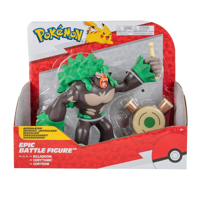 Pokemon Rillaboom Epic 12-in Battle Figure