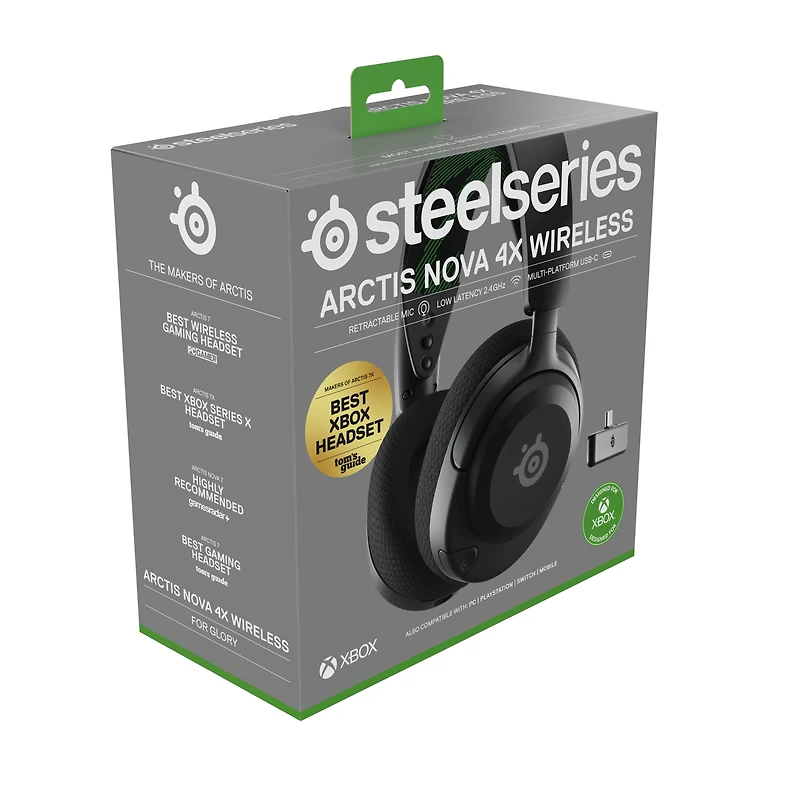 SteelSeries Arctis Nova 4X Wireless Gaming Headset for Xbox, PC, Switch, Meta Quest 2