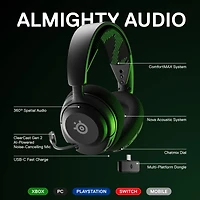 SteelSeries Arctis Nova 4X Wireless Gaming Headset for Xbox, PC, Switch, Meta Quest 2