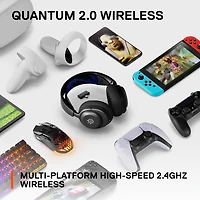 SteelSeries Arctis Nova 4P Wireless Gaming Headset for PC, Switch, Meta Quest 2